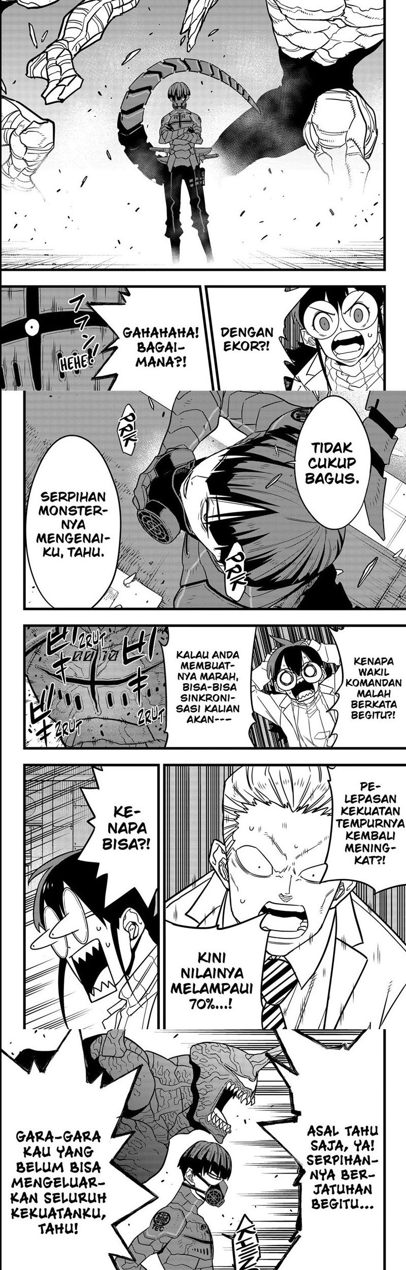 8Kaijuu Bab 74 halaman 8