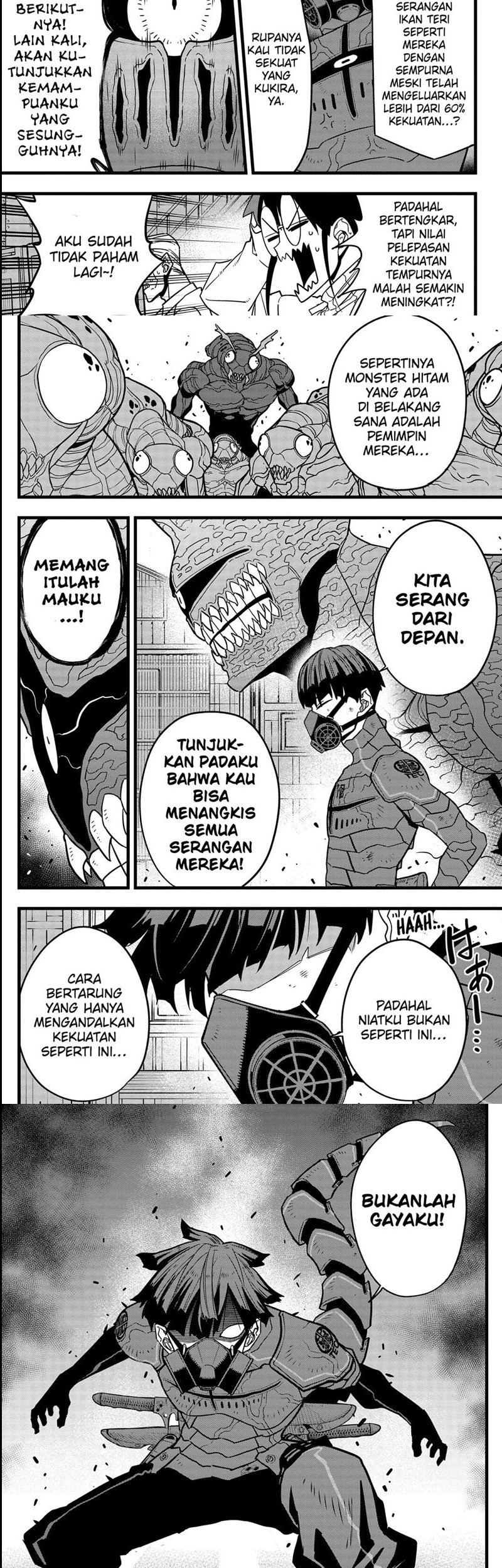 8Kaijuu Bab 74 halaman 10
