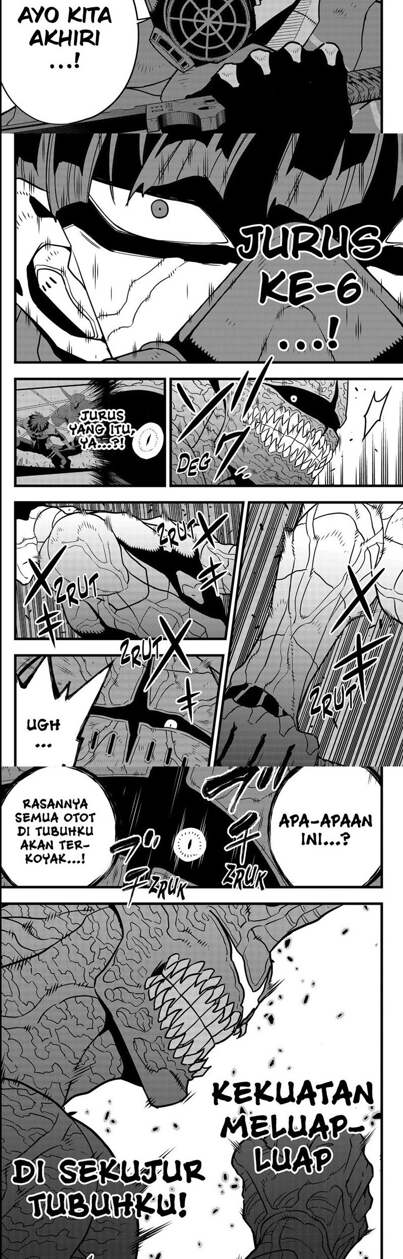 8Kaijuu Bab 74 halaman 14
