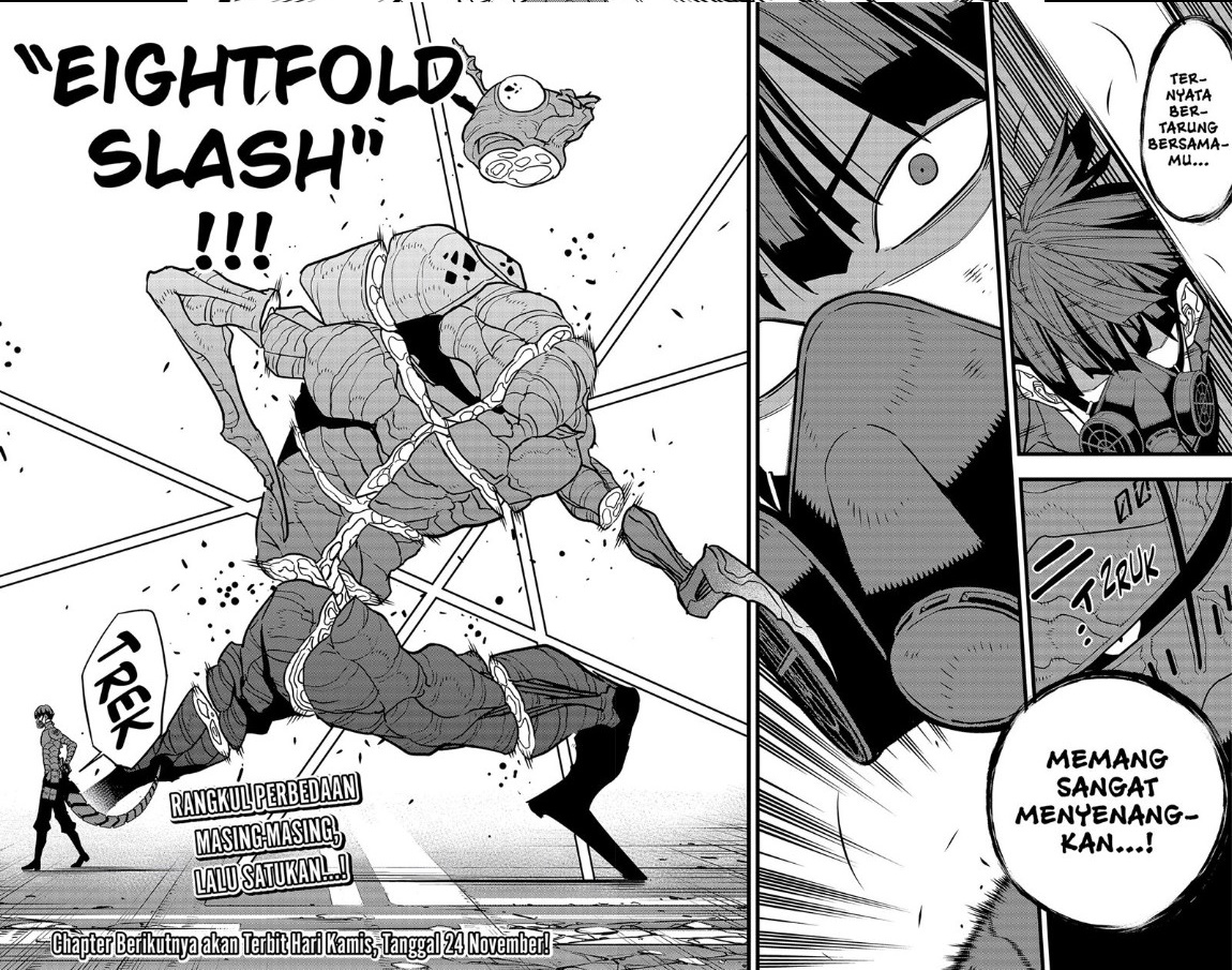8Kaijuu Bab 74 halaman 16
