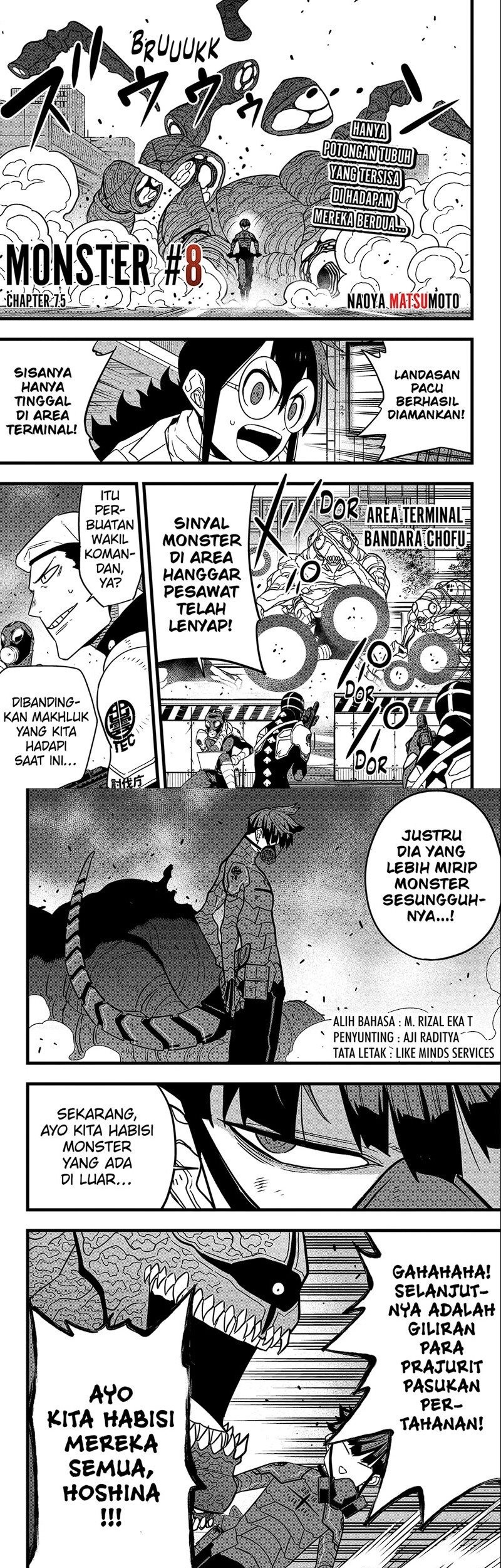 8Kaijuu Bab 75 halaman 1