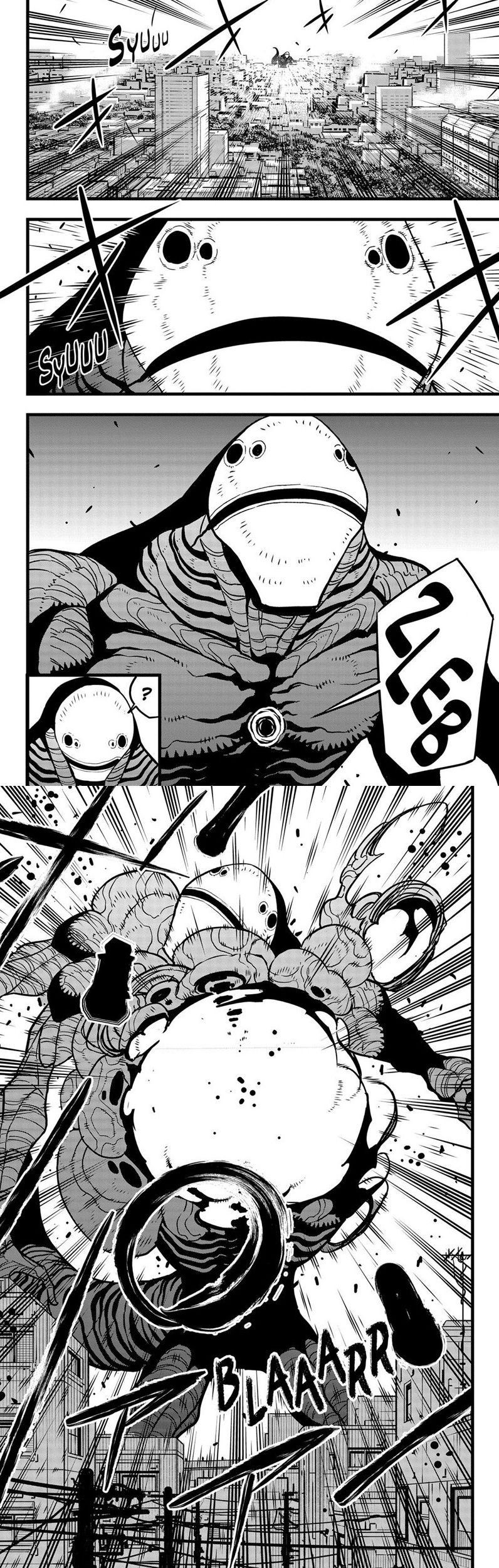 8Kaijuu Bab 76 halaman 5
