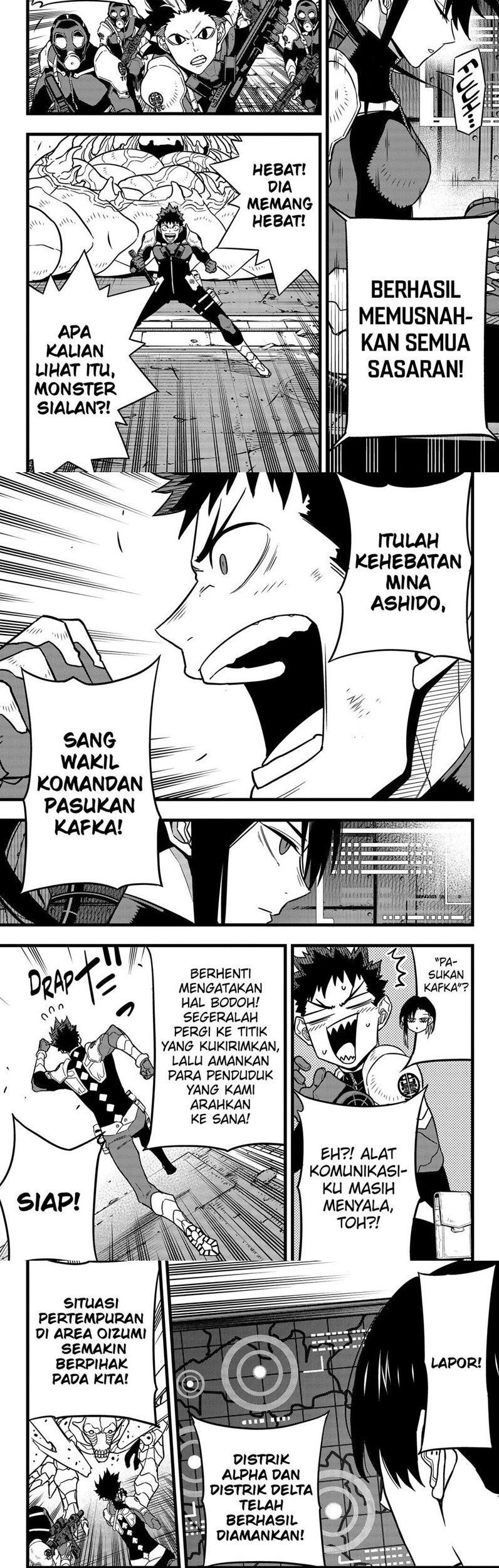 8Kaijuu Bab 76 halaman 7