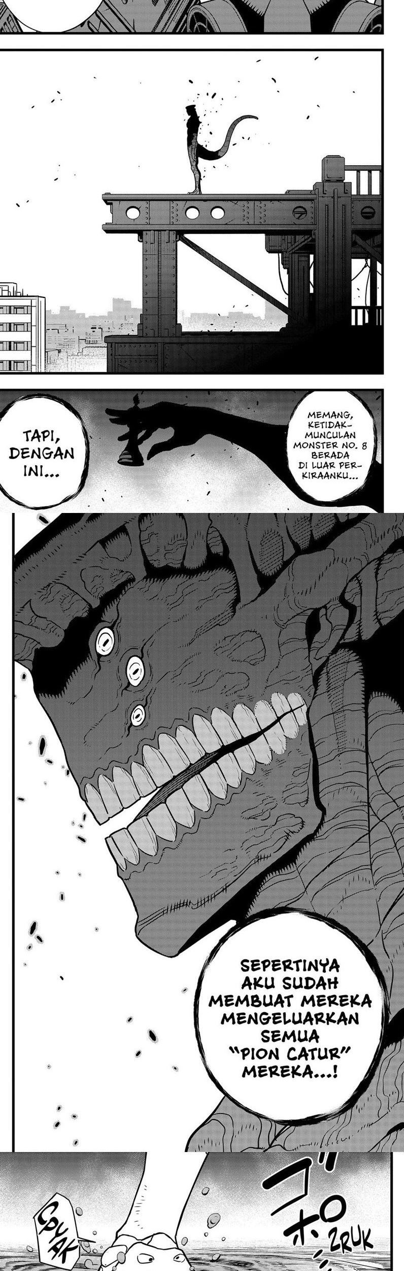 8Kaijuu Bab 76 halaman 11