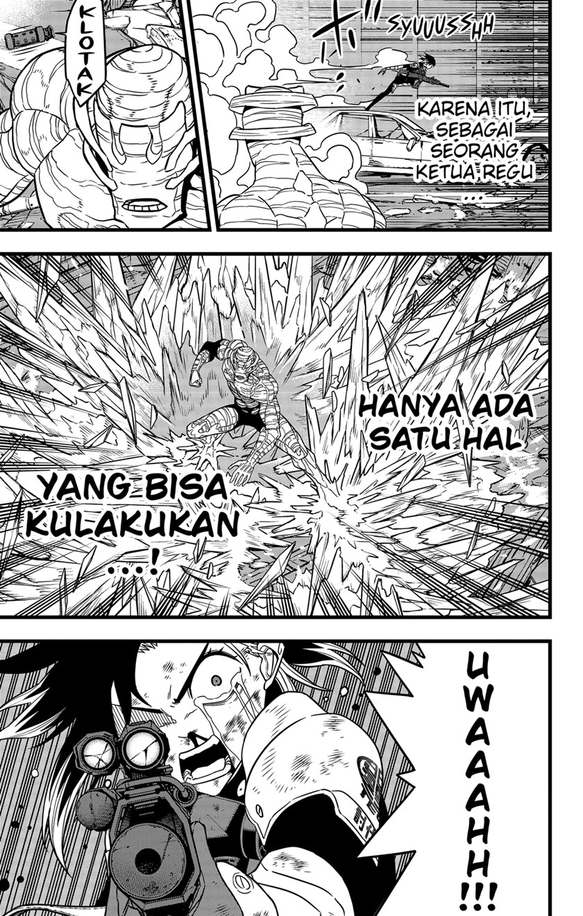 8Kaijuu Bab 82 halaman 15