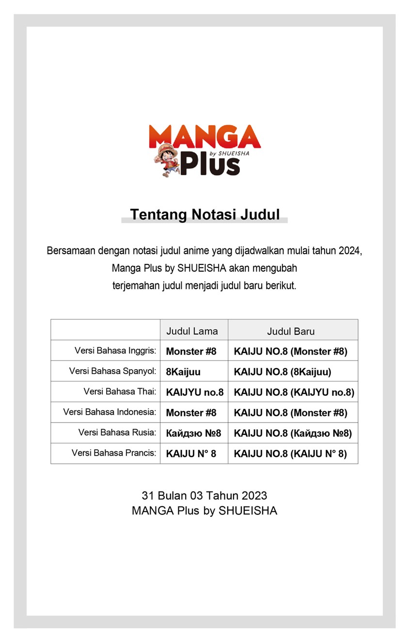 8Kaijuu Bab 83 halaman 28