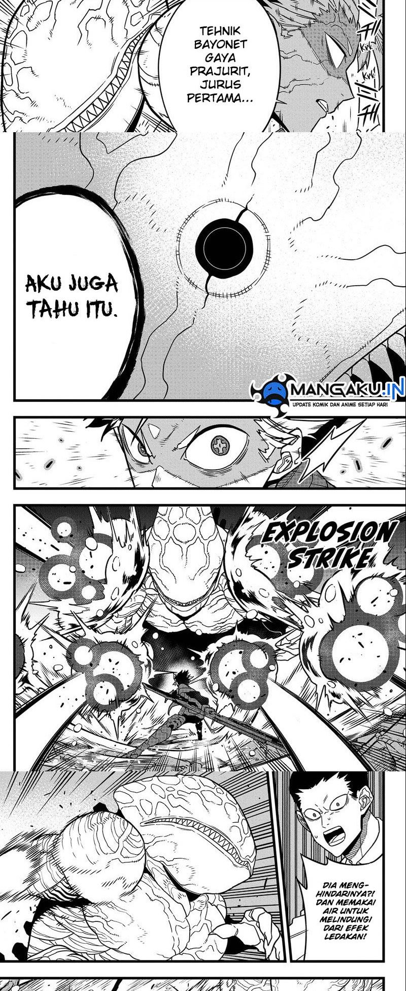 8Kaijuu Bab 86 halaman 7