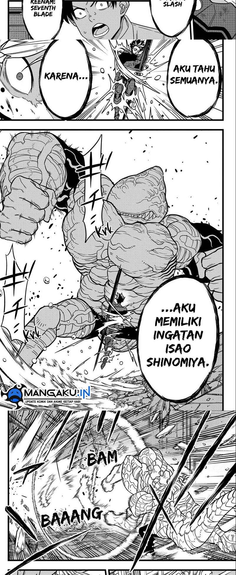 8Kaijuu Bab 86 halaman 9