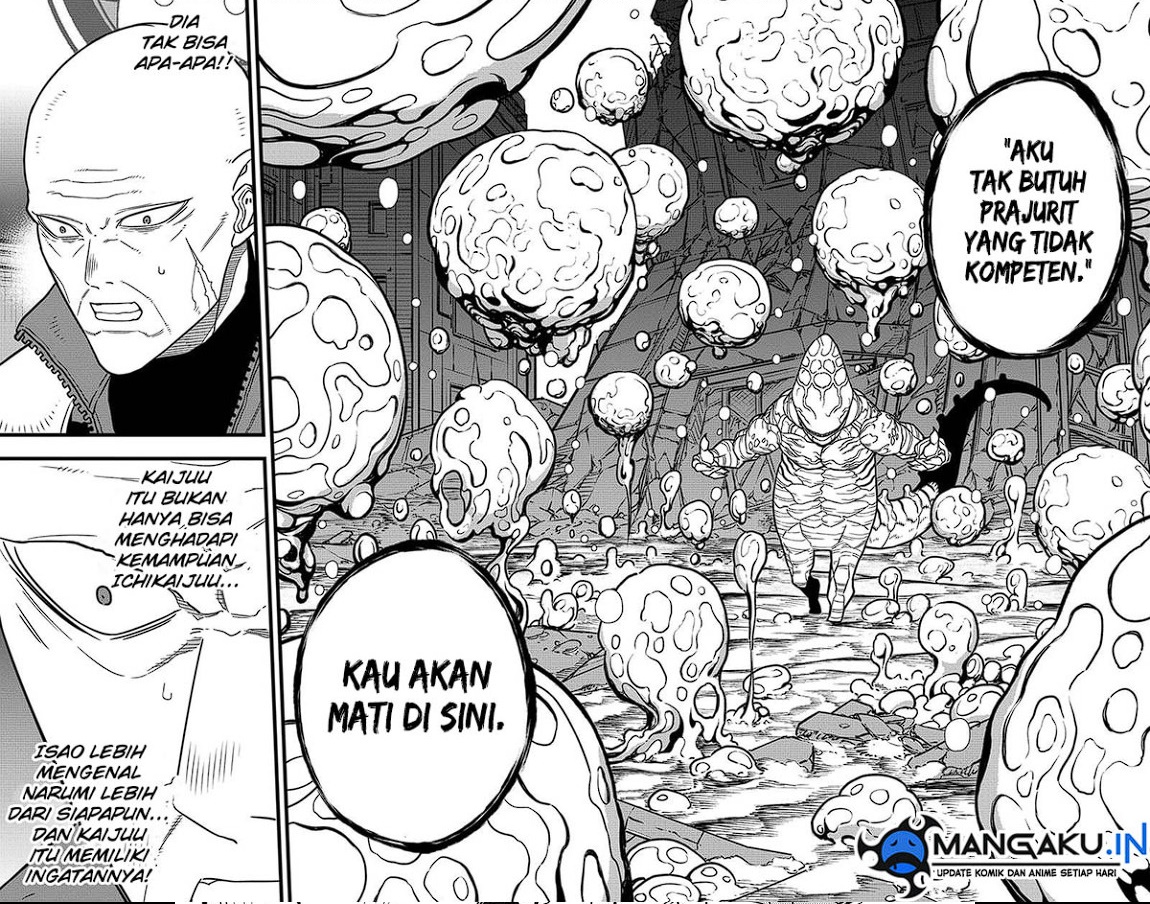 8Kaijuu Bab 86 halaman 11