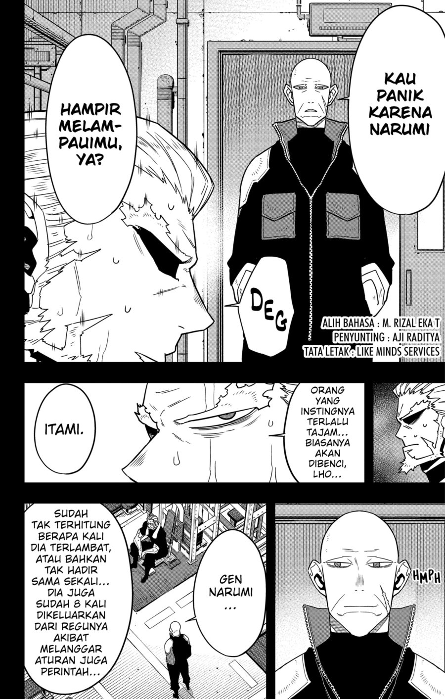 8Kaijuu Bab 88 halaman 2