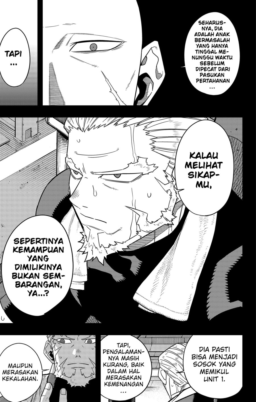 8Kaijuu Bab 88 halaman 3