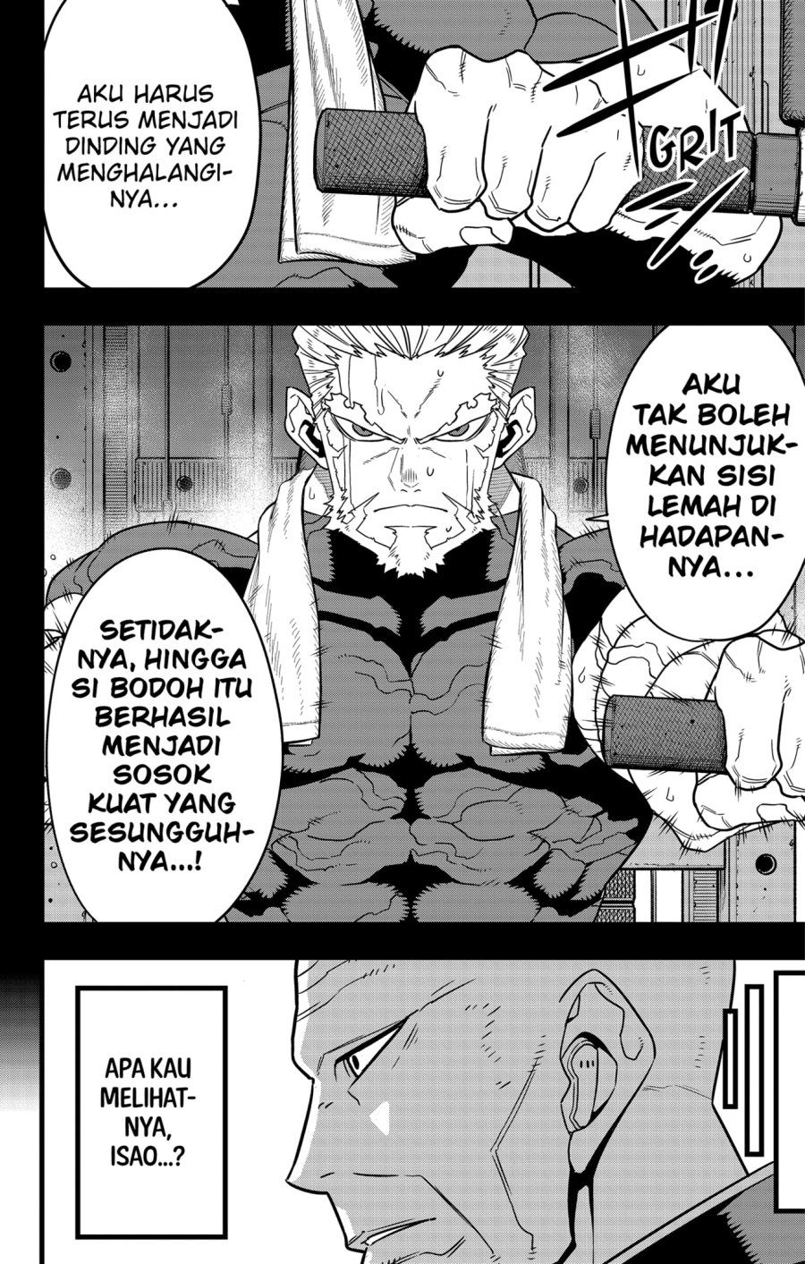 8Kaijuu Bab 88 halaman 4