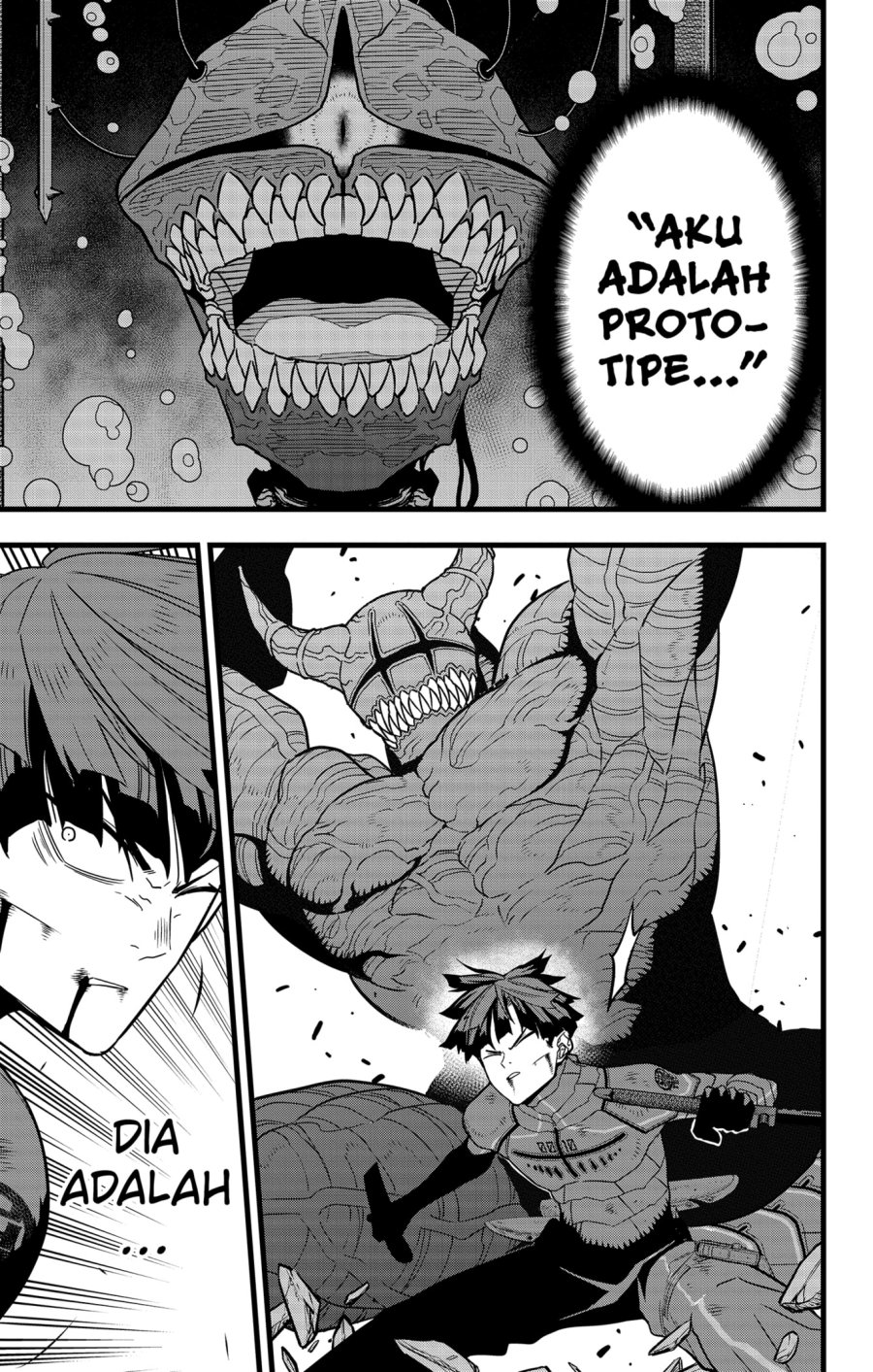 8Kaijuu Bab 88 halaman 15