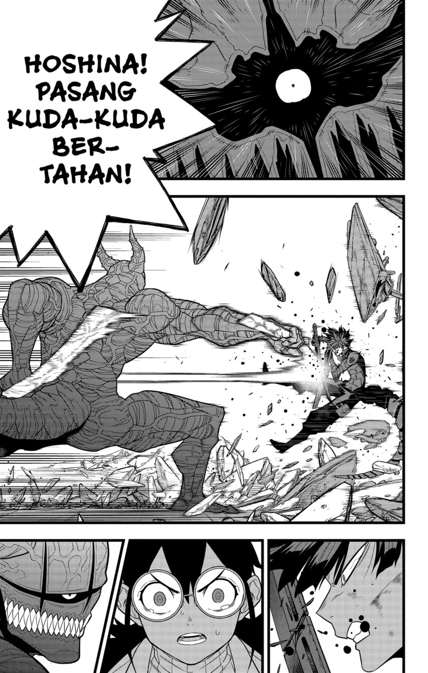8Kaijuu Bab 91 halaman 3