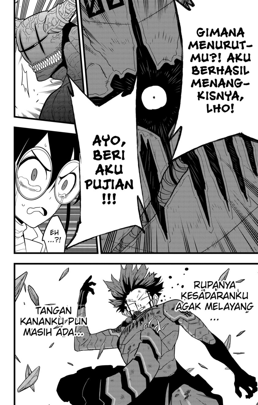 8Kaijuu Bab 91 halaman 18