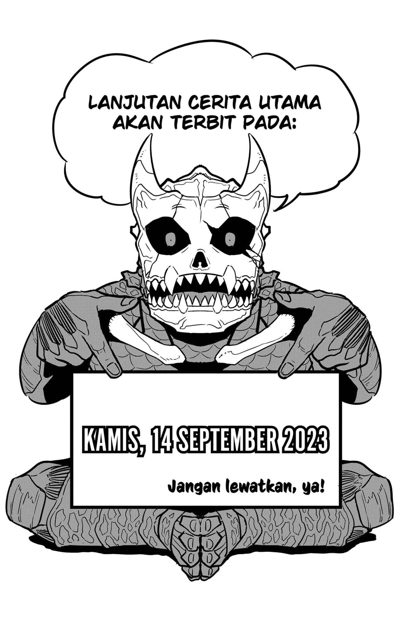 8Kaijuu Bab 92.5 halaman 6