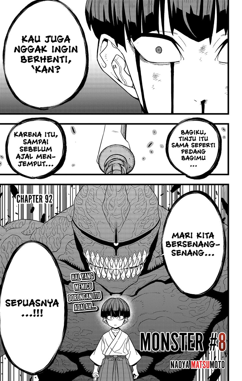 8Kaijuu Bab 92 halaman 1