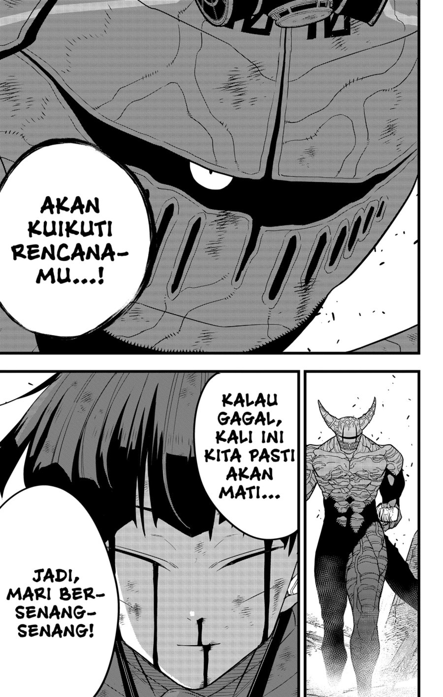 8Kaijuu Bab 93 halaman 3