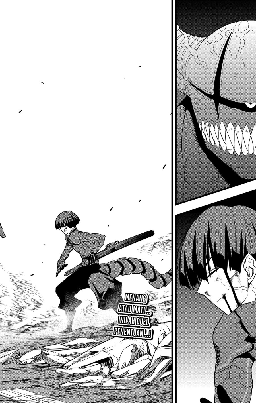 8Kaijuu Bab 93 halaman 4