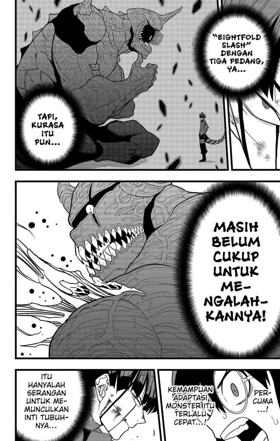 8Kaijuu Bab 93 halaman 16
