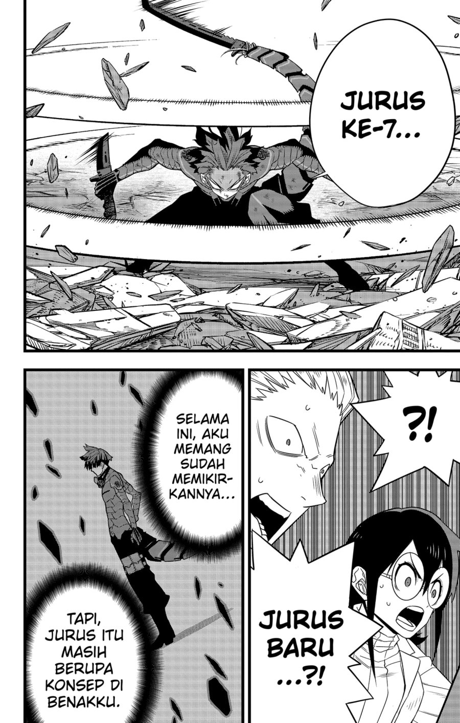 8Kaijuu Bab 93 halaman 18