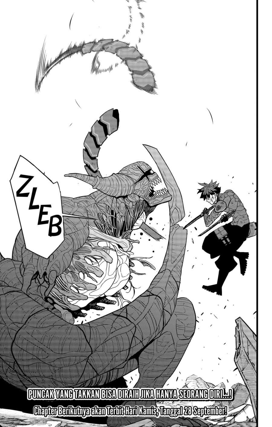 8Kaijuu Bab 93 halaman 27