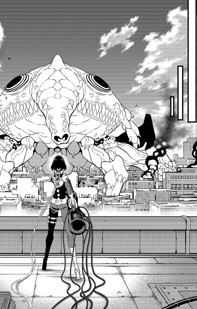 8Kaijuu Bab 95 halaman 12