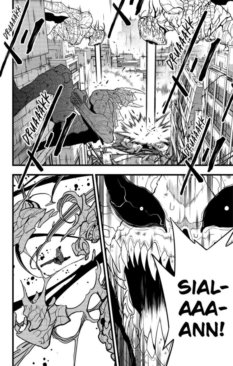8Kaijuu Bab 99 halaman 4