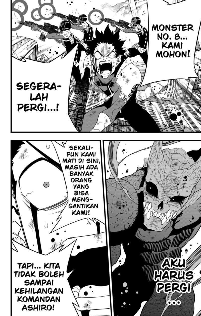8Kaijuu Bab 99 halaman 14