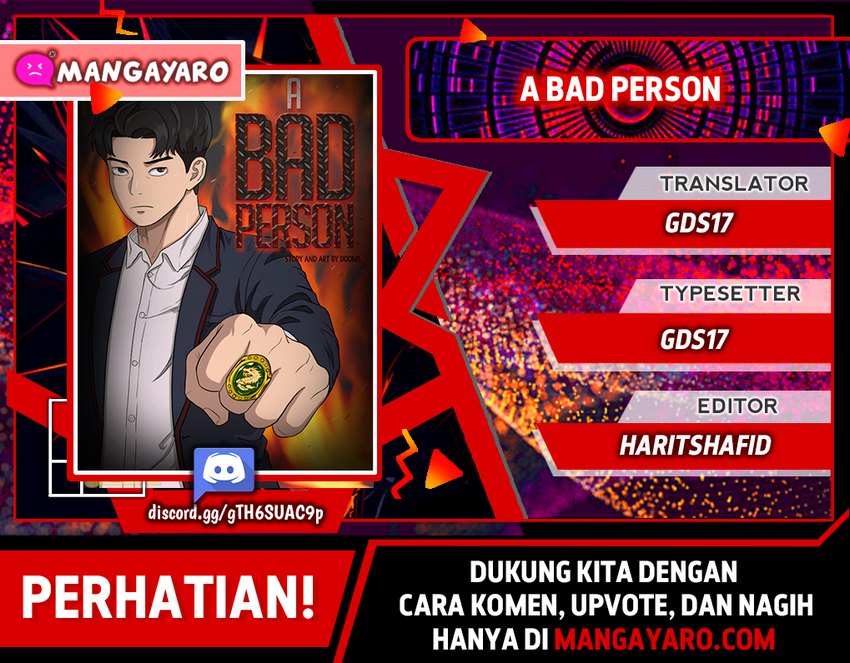 A Bad Person Bab 33.2 halaman 1