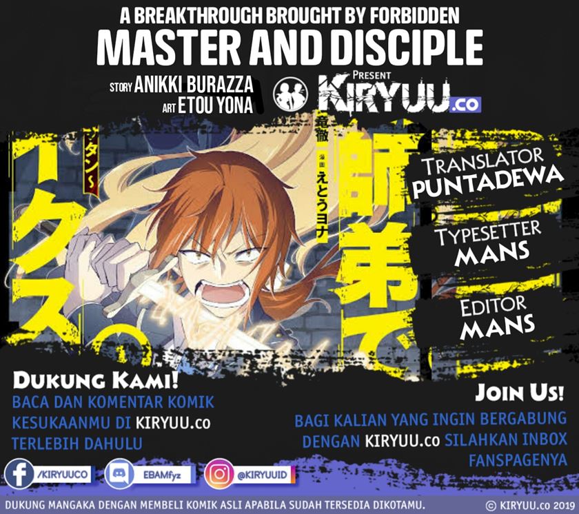 A Breakthrough Brought by Forbidden Master and Disciple chapter 08 halaman 1