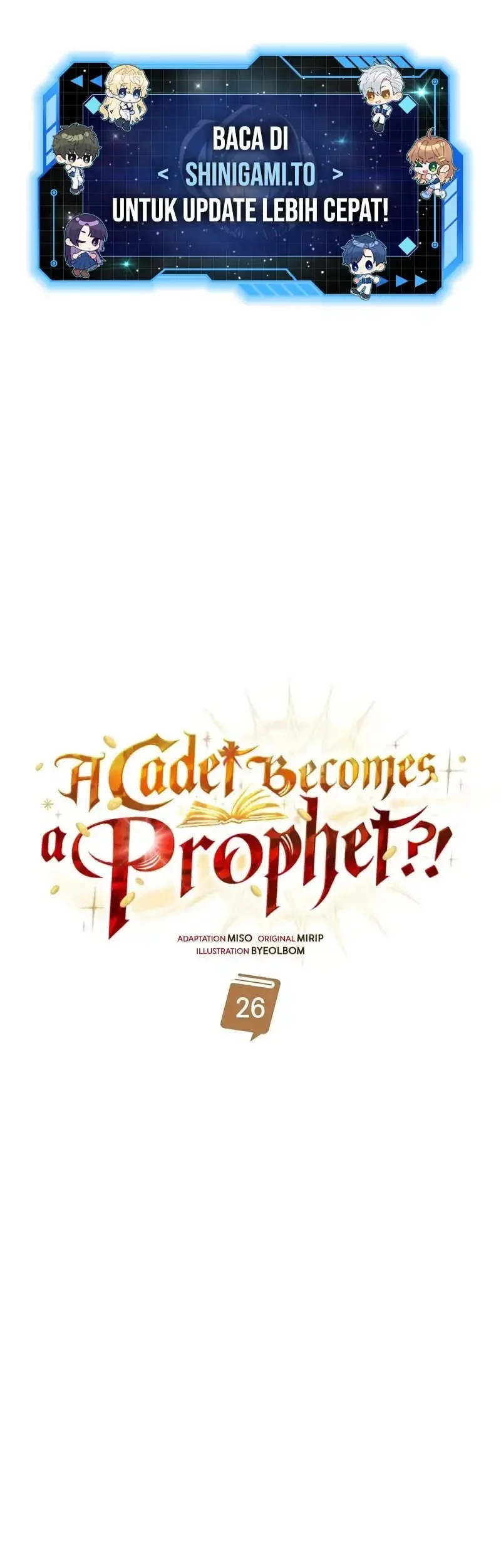 A Cadet Becomes A Prophet?! chapter 26 halaman 1
