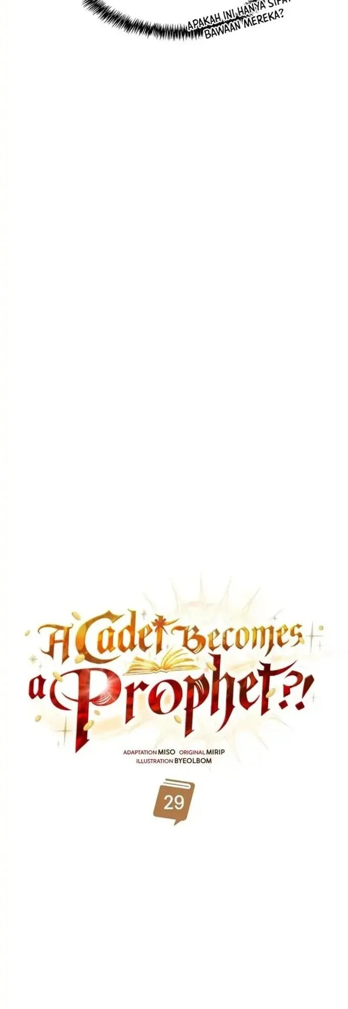 A Cadet Becomes A Prophet?! Bab 29 halaman 21