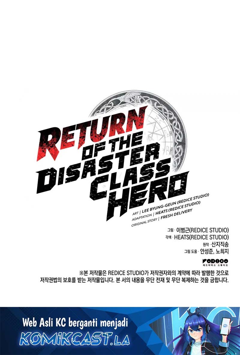 A Disaster-Class Hero Has Returned Bab 110 halaman 111