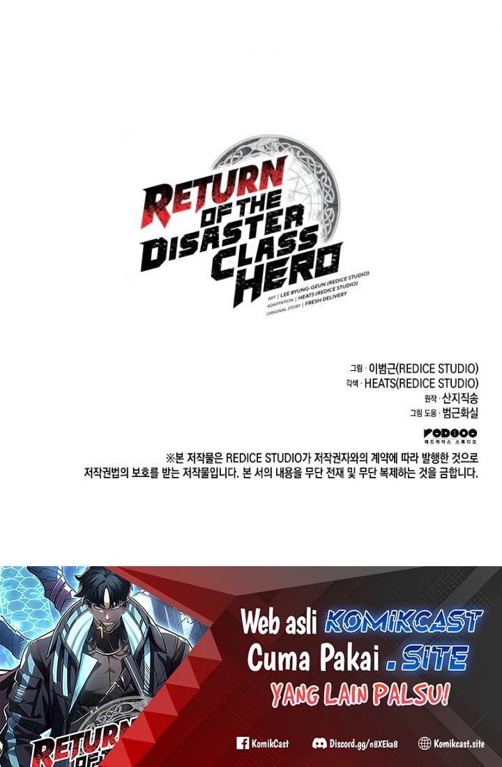 A Disaster-Class Hero Has Returned Bab 64 halaman 85