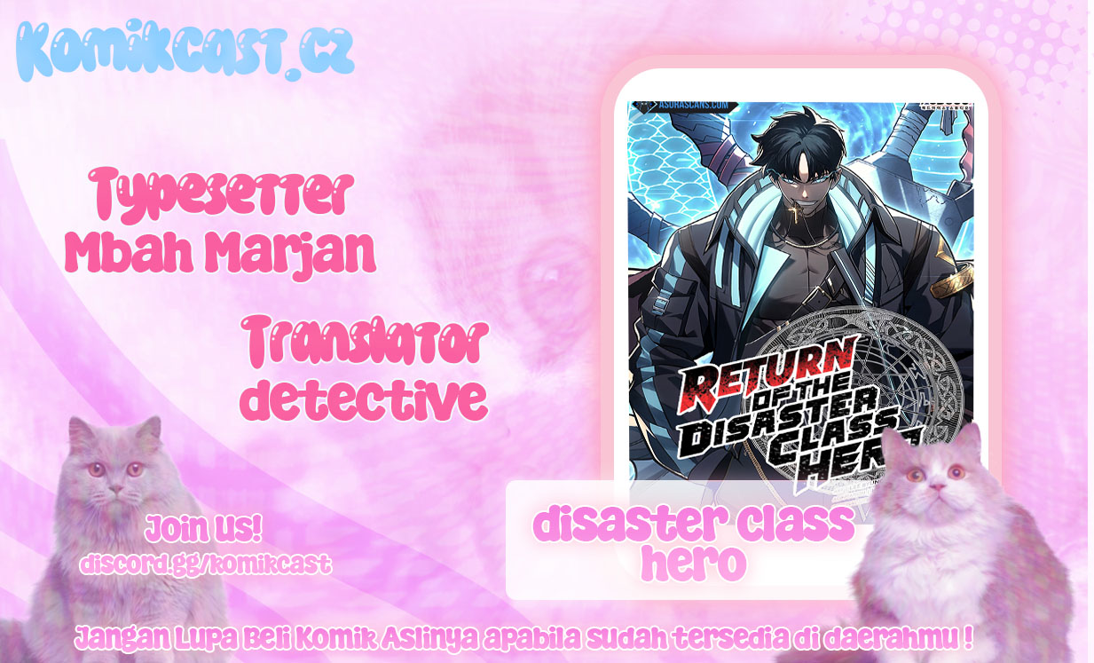 A Disaster-Class Hero Has Returned Bab 99 halaman 1