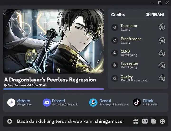 A Dragonslayer’s Peerless Regression chapter 1 halaman 1