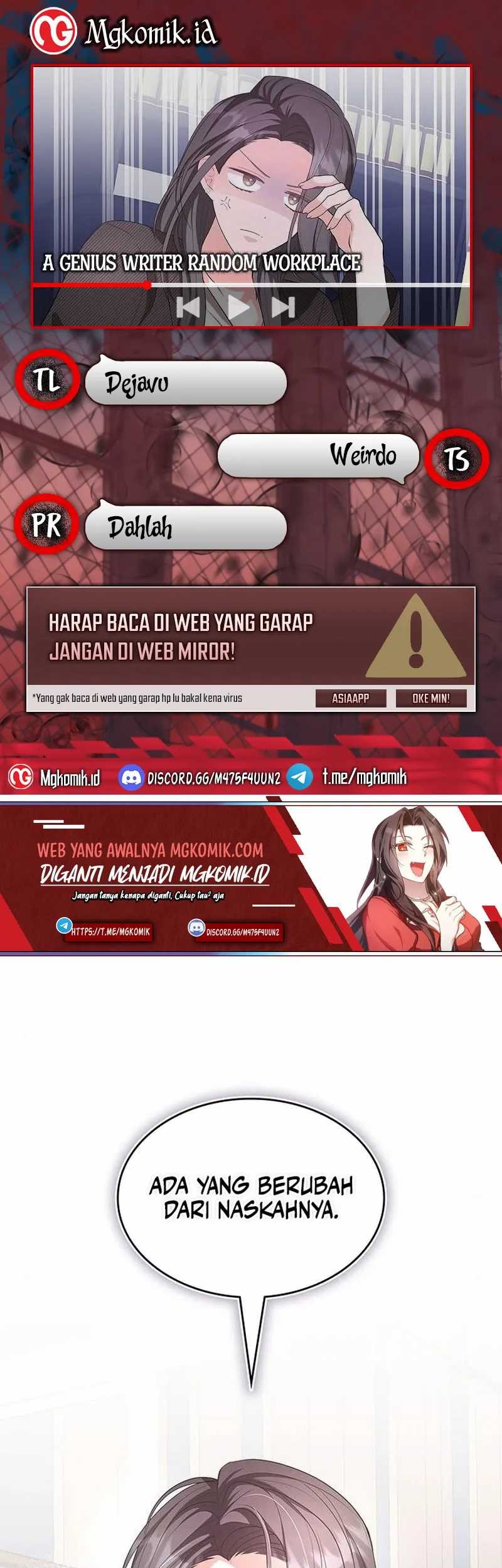 A Genius Writer’s Random Workplace (Genius Artist’s Random Studio) chapter 12 halaman 1