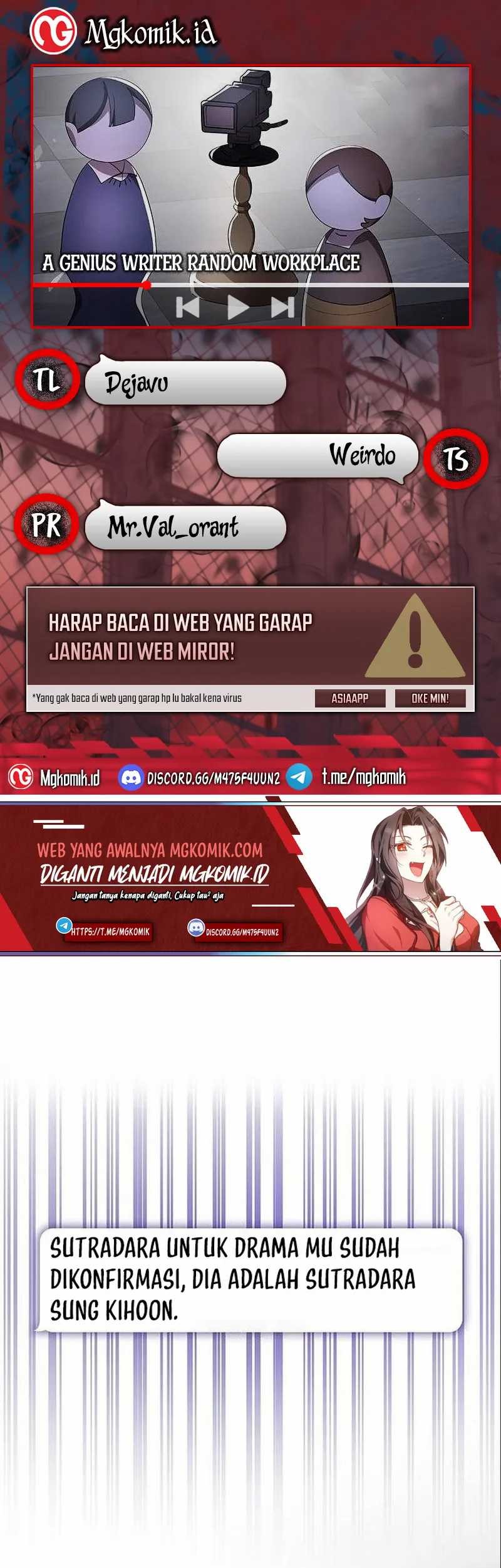 A Genius Writer’s Random Workplace (Genius Artist’s Random Studio) chapter 8 halaman 1