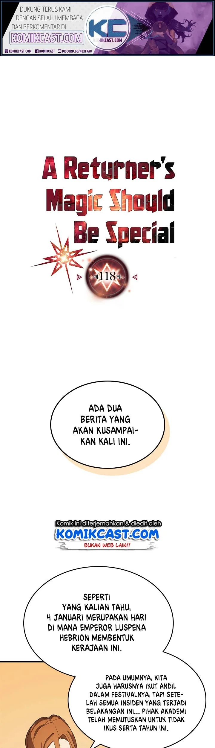 A Returner’s Magic Should Be Special chapter 118 halaman 2