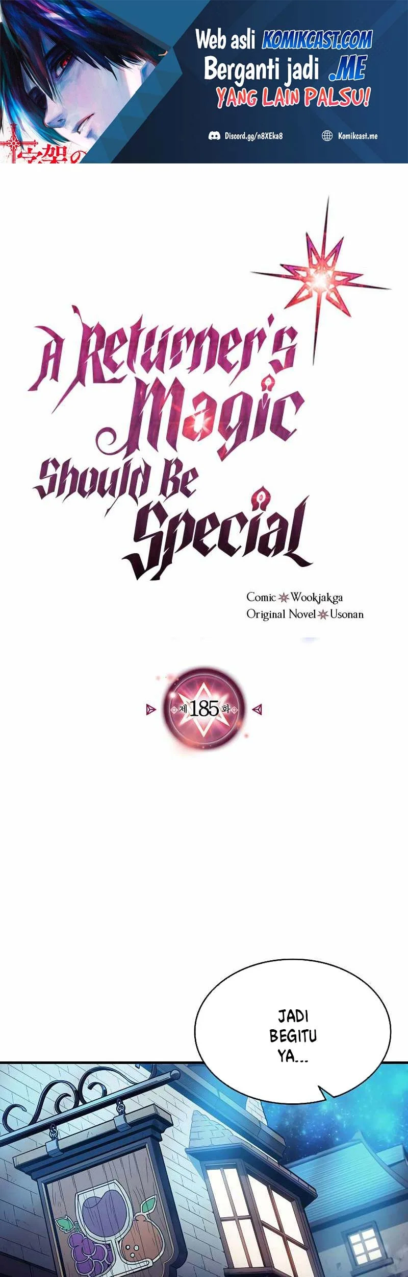 A Returner’s Magic Should Be Special Bab 185 halaman 1