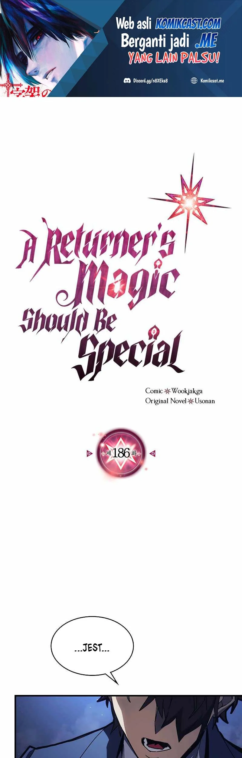 A Returner’s Magic Should Be Special chapter 186 halaman 1