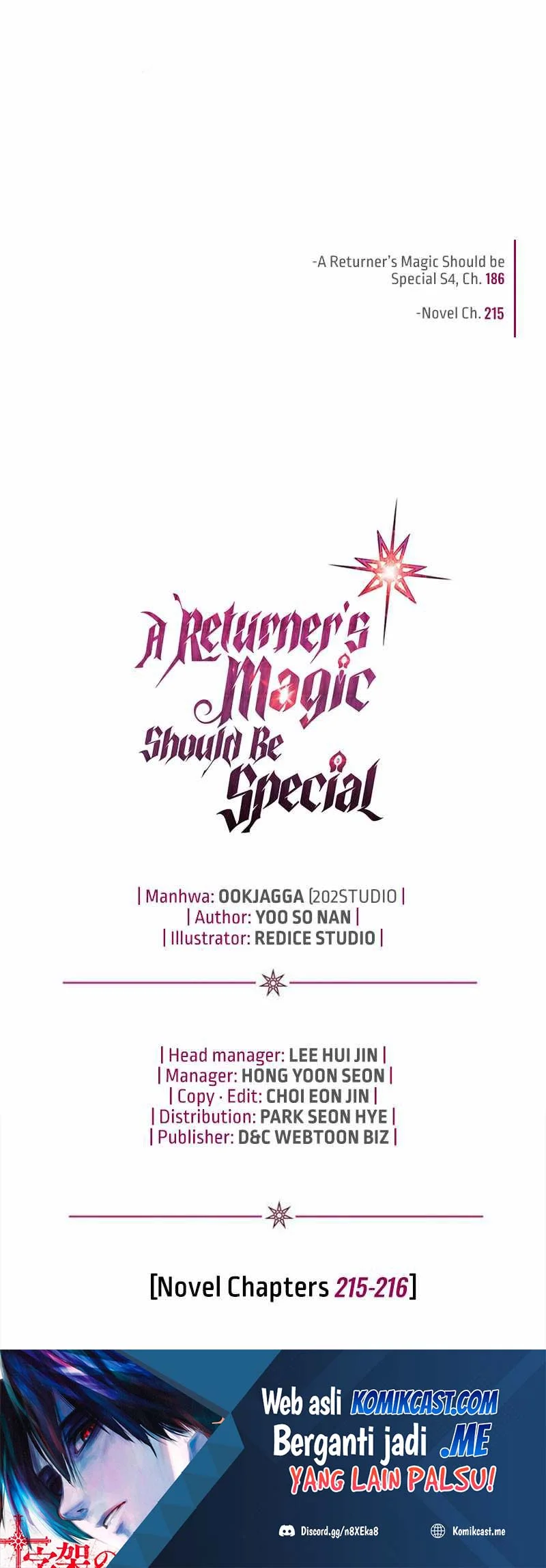 A Returner’s Magic Should Be Special chapter 186 halaman 65