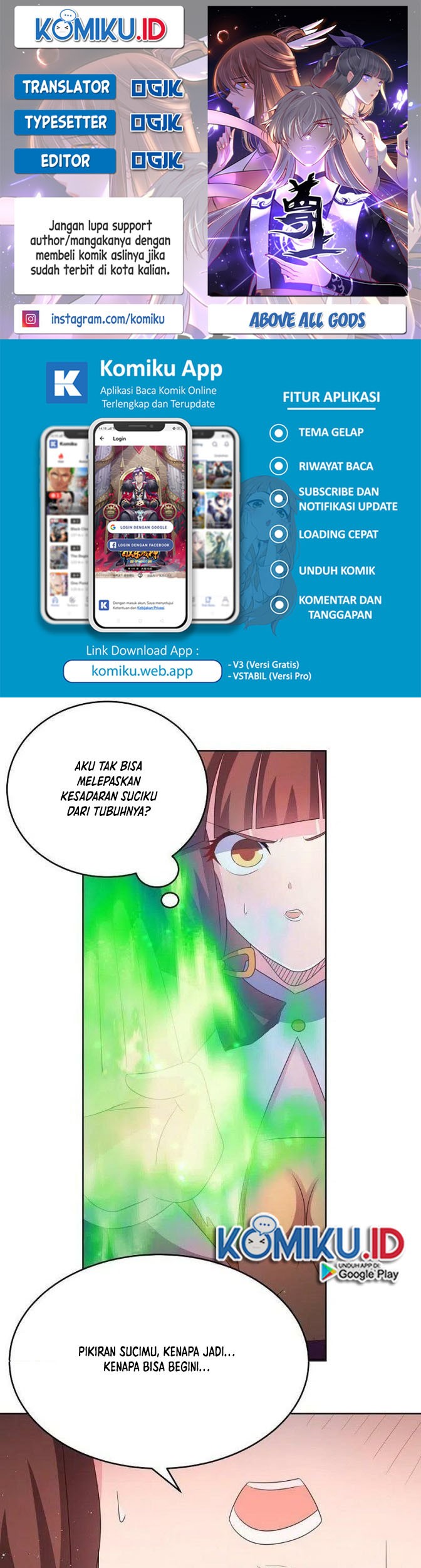 Above All Gods chapter 377 halaman 1