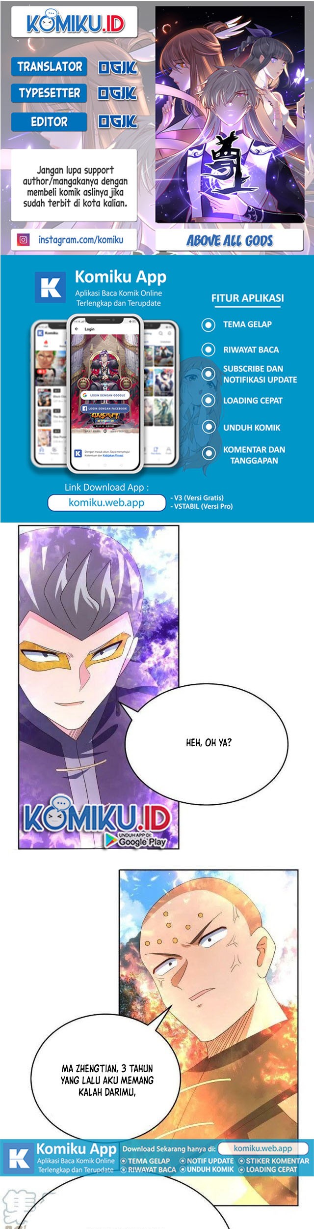 Above All Gods chapter 385 halaman 1