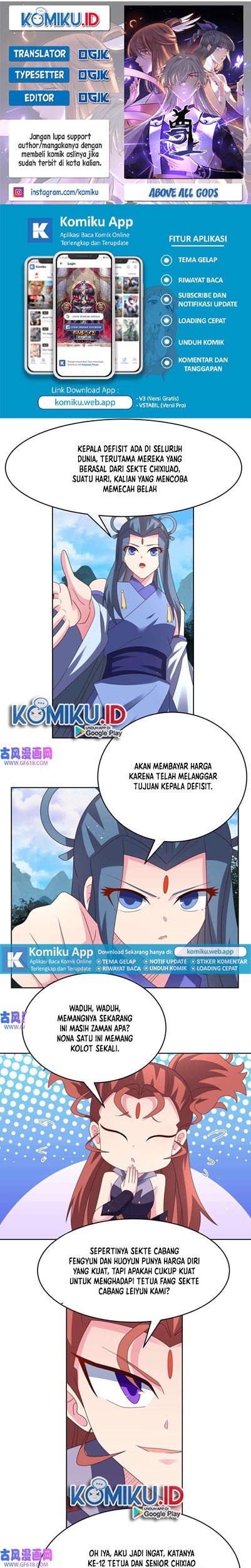 Above All Gods chapter 389 halaman 1