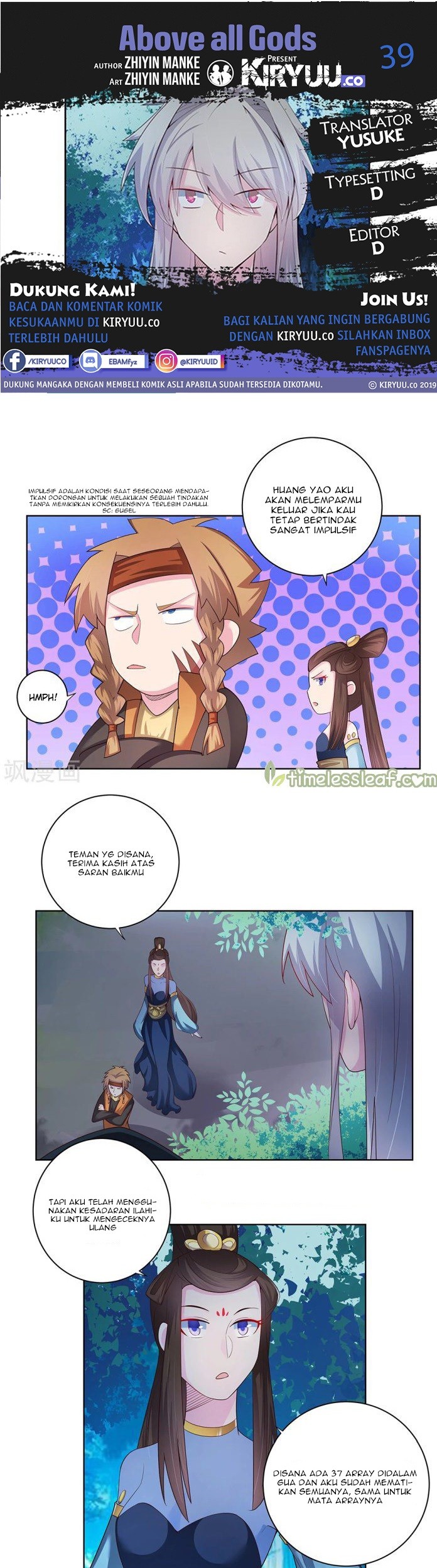 Above All Gods chapter 39 halaman 1