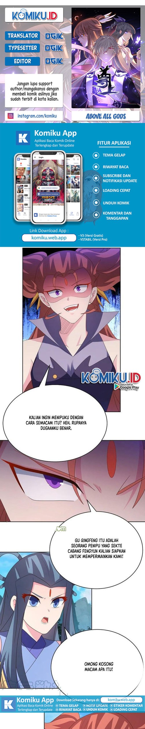 Above All Gods chapter 393 halaman 1