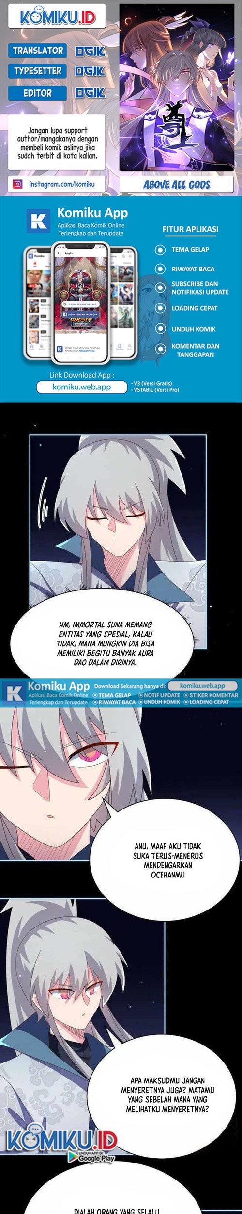 Above All Gods chapter 395 halaman 1
