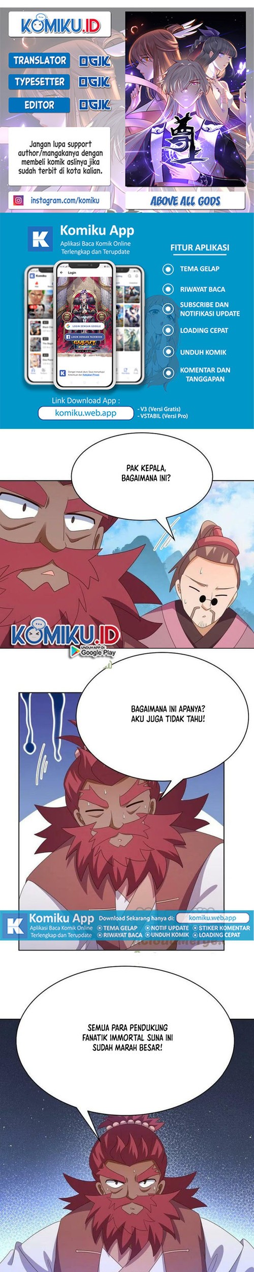 Above All Gods chapter 398 halaman 1